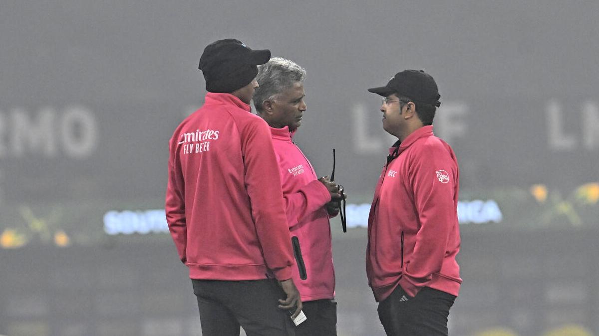 Umpire Rohan Pandit injured during India-SA series decider in Ahmedabad