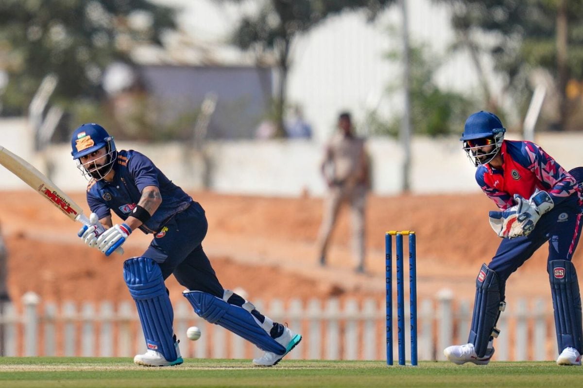 Kohli and Simarjeet shine as Delhi edge Andhra by four wickets in Vijay Hazare