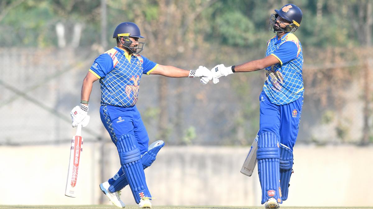 Vijay Hazare Trophy 2025 26 Karun Nair and Padikkal lead Karnataka to big win
