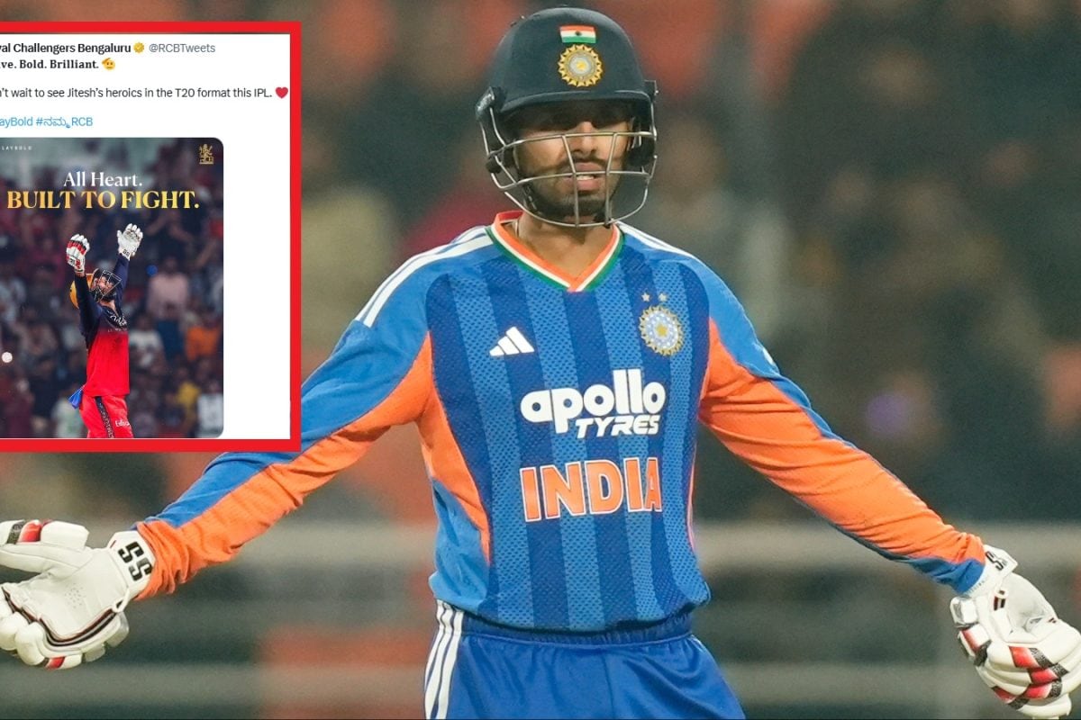 RCB's Tweet For Jitesh Sharma After India Drop Him From T20 World Cup 2026 Squad Goes Viral