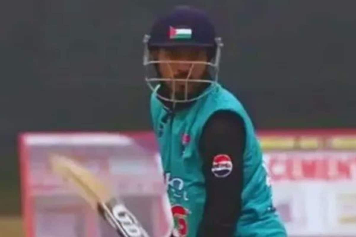 Cricketer Questioned By Police In Jammu For Wearing Helmet With Palestine Flag