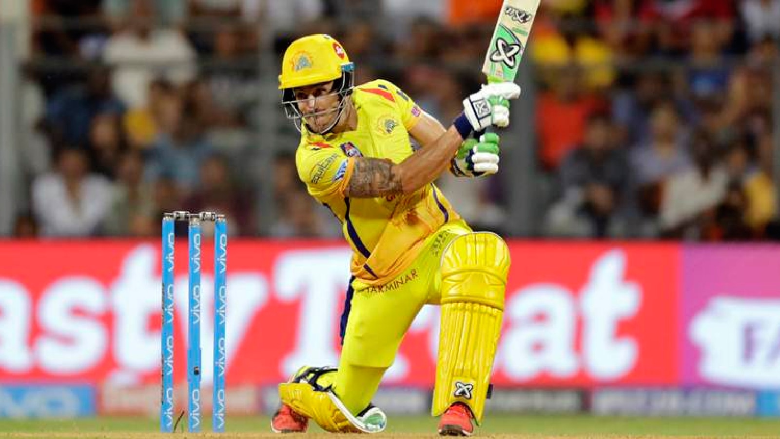 Faf du Plessis feels lucky to play under MS Dhoni and Stephen Fleming today