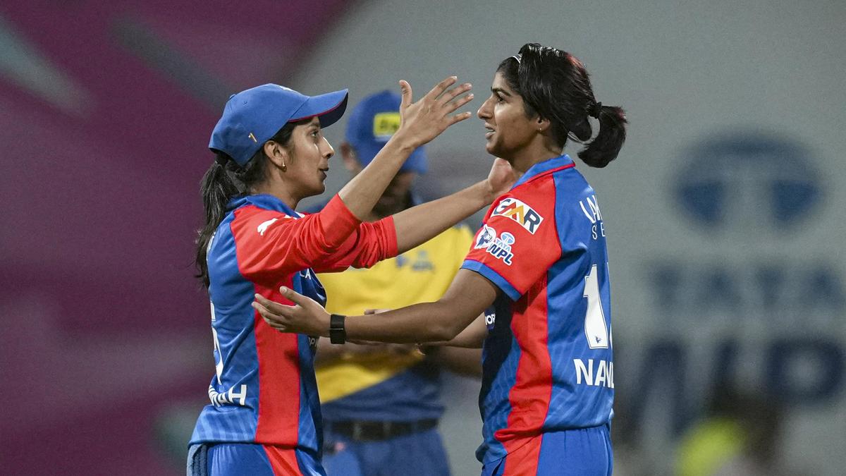 WPL 2026 Nandini Sharma hat trick stuns GG with five wicket haul in DC clash