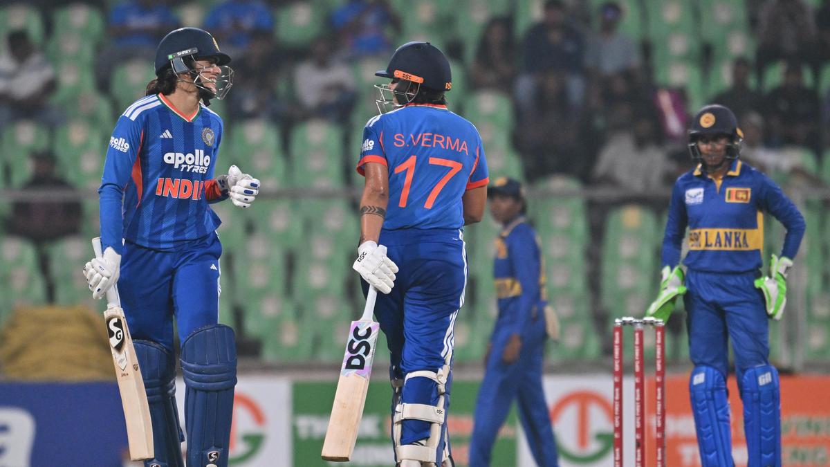 Smriti and Shafali build Indias highest T20I partnership against Sri Lanka
