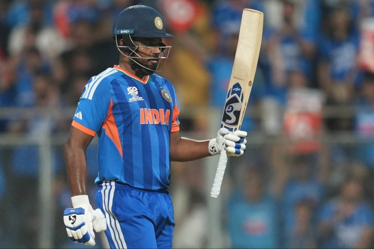 Flower Nahi Fire Hai India Celebrate Sanju Samson 26 Ball Fifty in T20 Semi