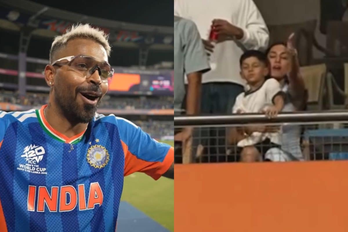 Hardik Pandya Celebrated Run Out To Share Joy With Son And Mahieka Together