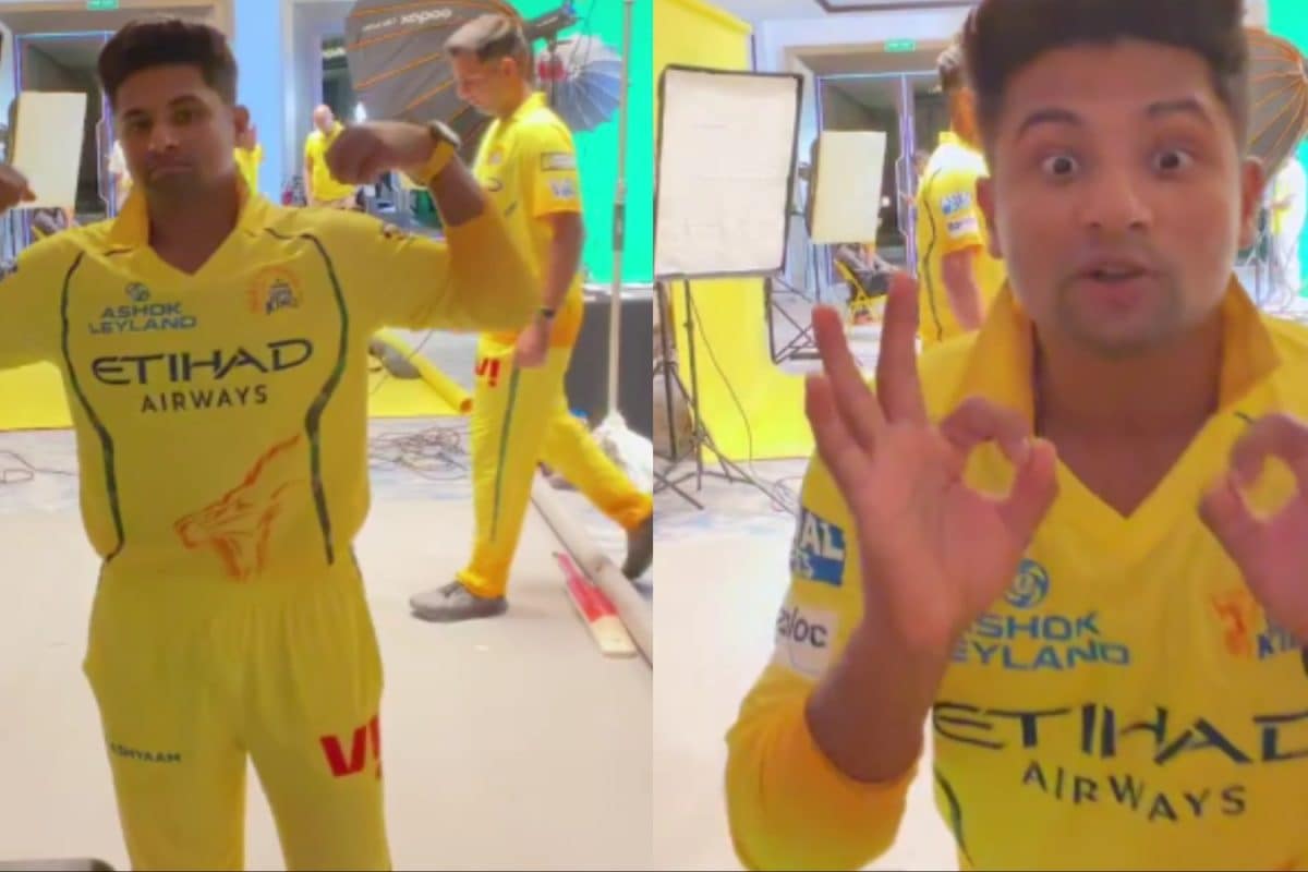 Sarfaraz Khan and Anshul Kamboj recreate viral Zero Civic Sense meme on field