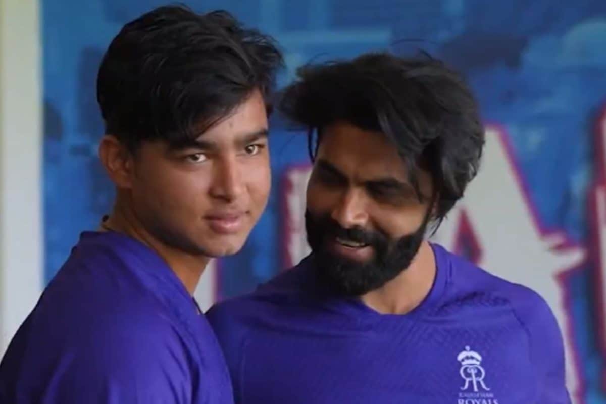 Vaibhav Sooryavanshi meets Jadeja in camp saying Hum Semi Final Har Gaye viral