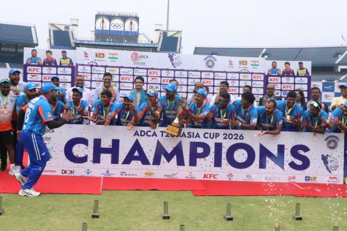 Indian Deaf Team Wins Thrilling Final to Lift Inaugural ADCA T20I Asia Cup