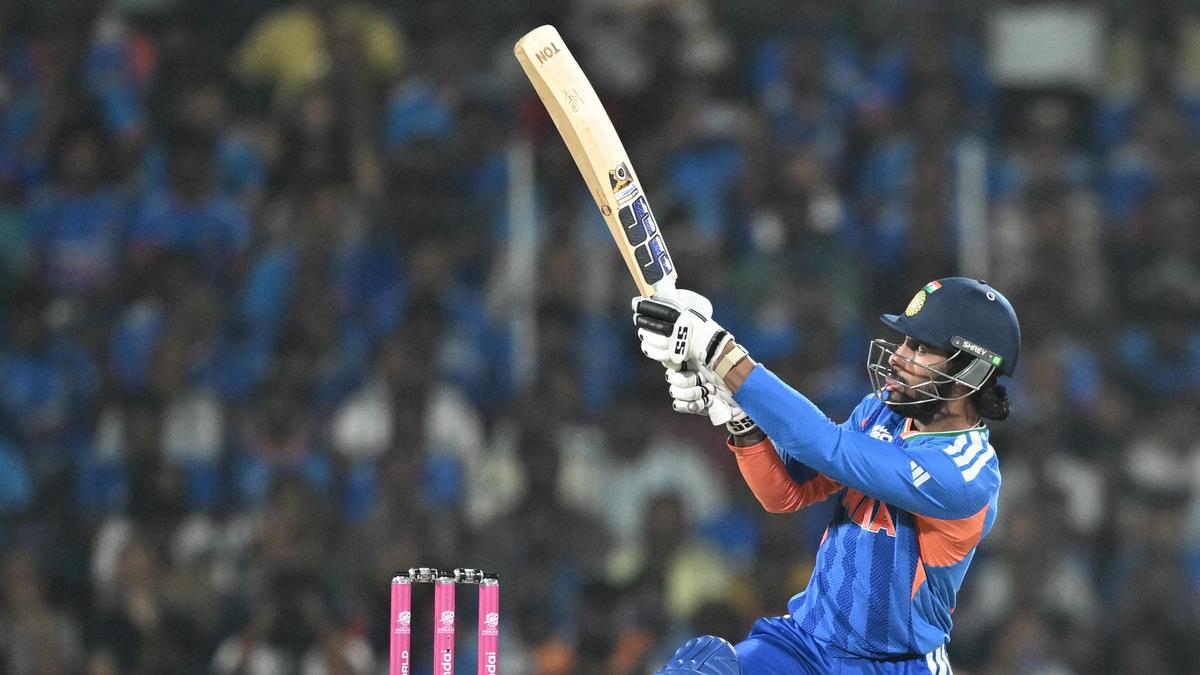 Tilak Varma celebrates as India crush Zimbabwe in dominant T20 World Cup win