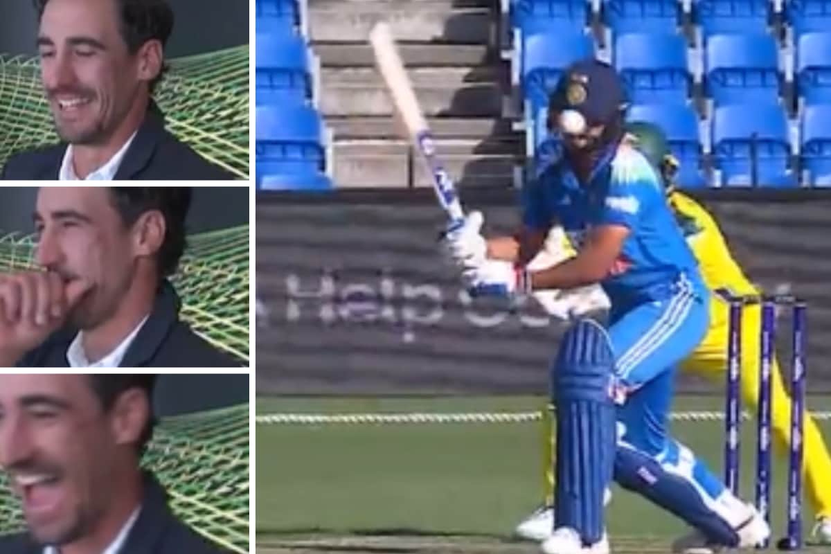 Mitchell Starc Cannot Stop Laughing After Harmanpreet Kaur On Field Mishap