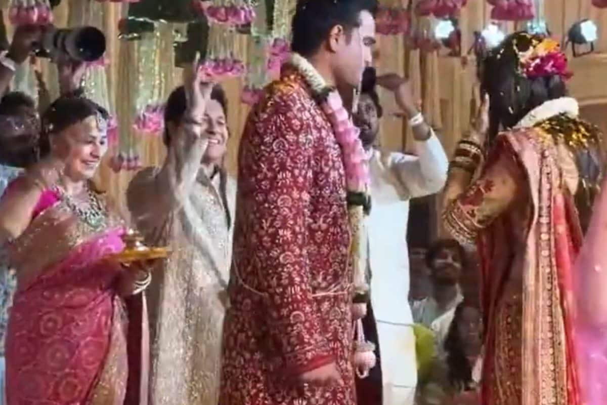 Arjun Tendulkar and Saaniya Chandhok Tie the Knot Wedding Video Sparks Craze
