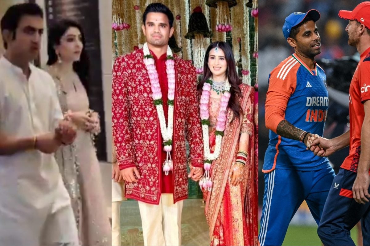 Gambhir joins Arjun Tendulkar wedding hours before India England T20 semifinal
